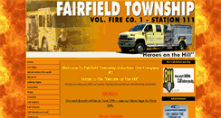 Desktop Screenshot of fairfieldtwpfire.com